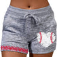 Baseball Heart Shorts