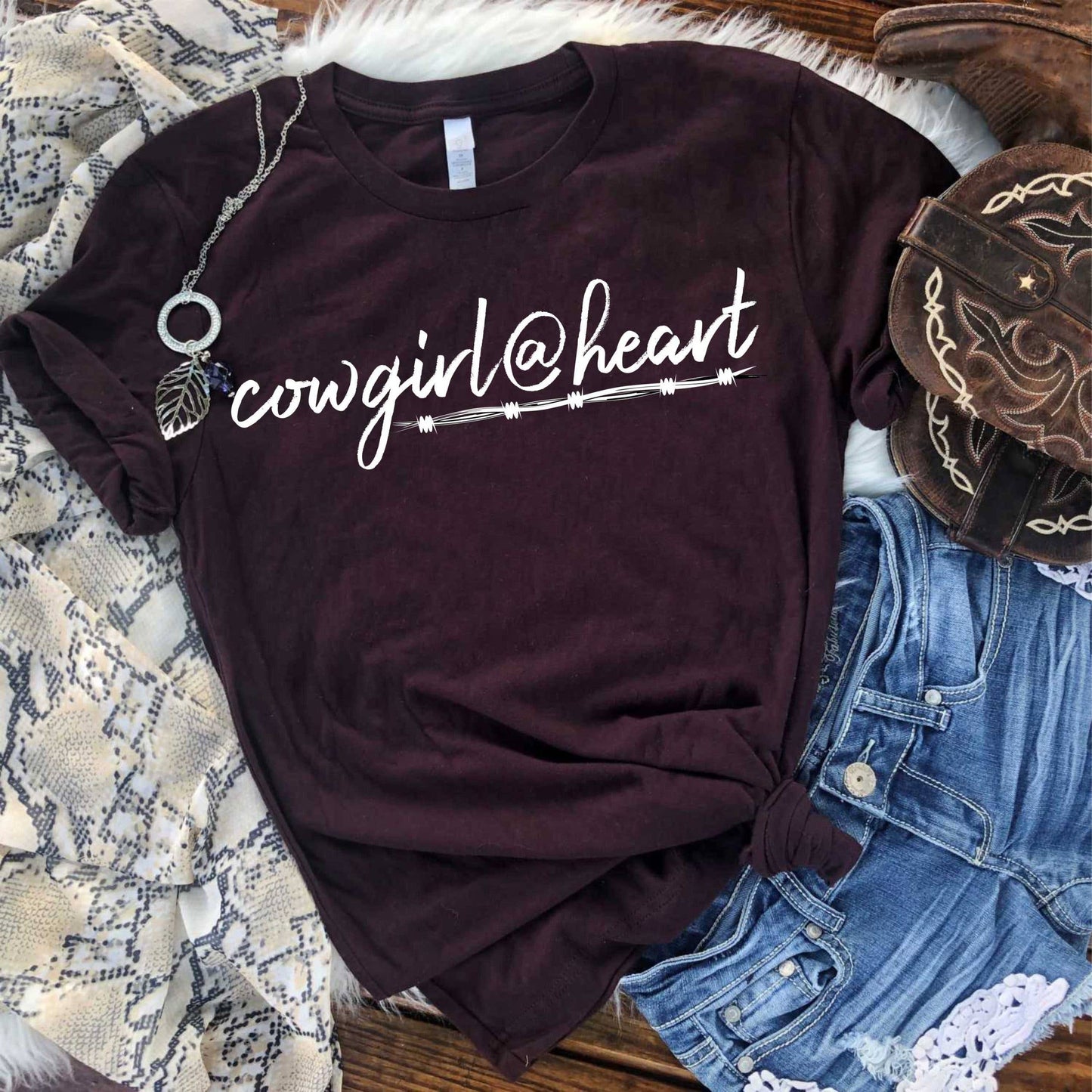 Cowgirl At Heart Tee Shirt